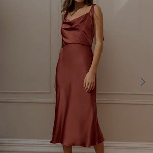 Jenny Yoo 'Kat' Dress - Rust